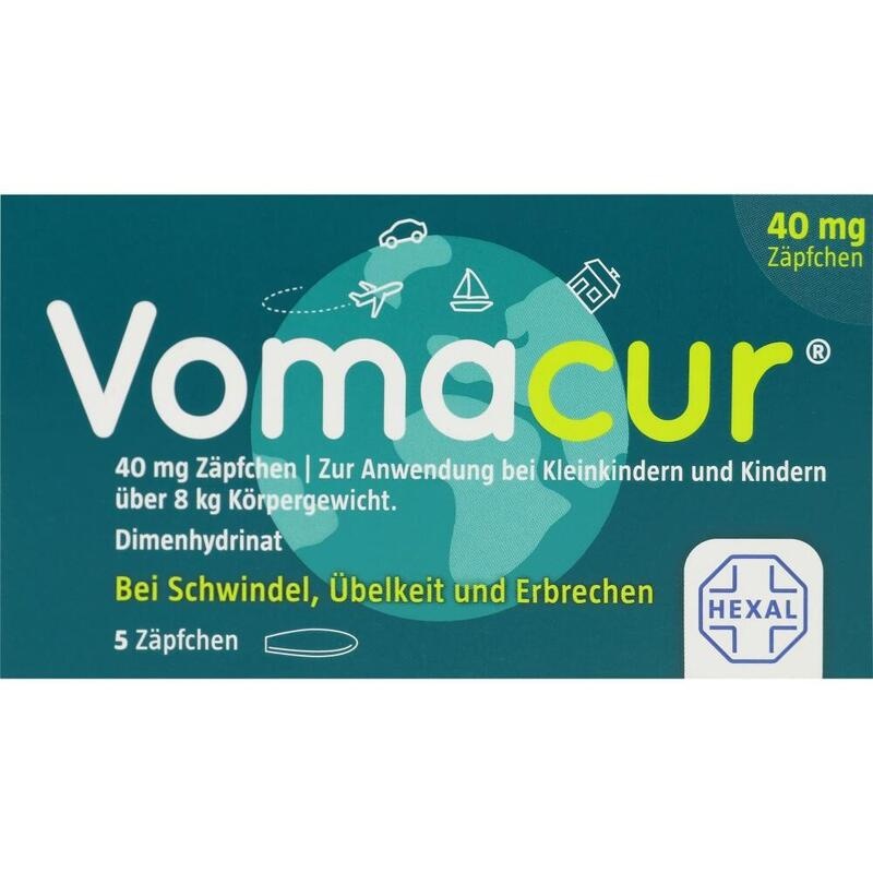 VOMACUR 40 Suppositorien