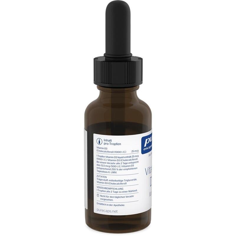 PURE ENCAPSULATIONS Vitamin D3 Liquid
