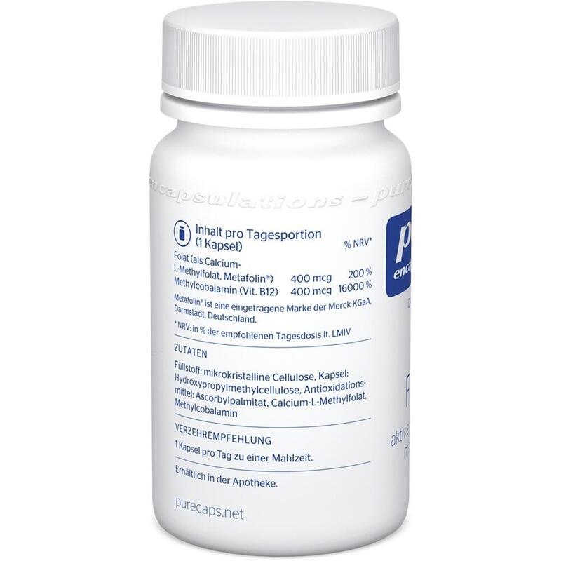 PURE ENCAPSULATIONS B12 Folate Kapseln