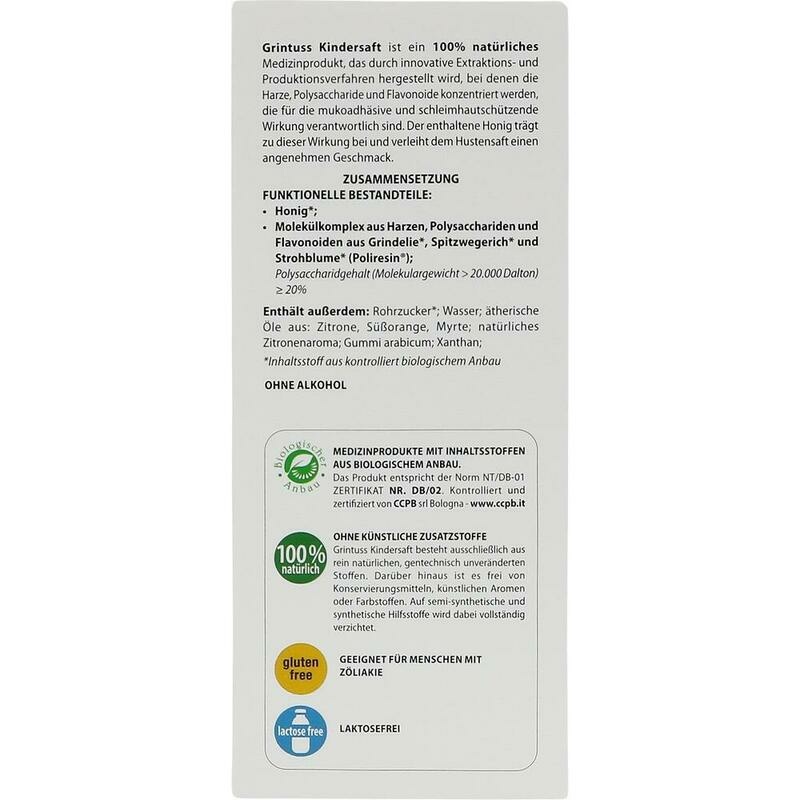 GRINTUSS Kindersaft mit Poliresin