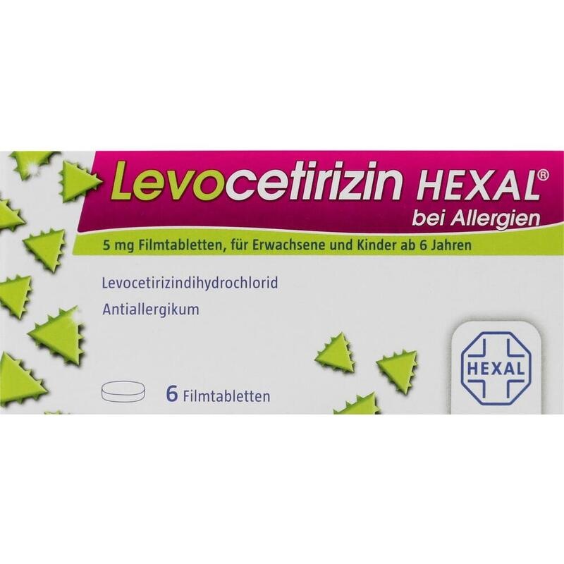 LEVOCETIRIZIN HEXAL bei Allergien 5 mg Filmtabl.