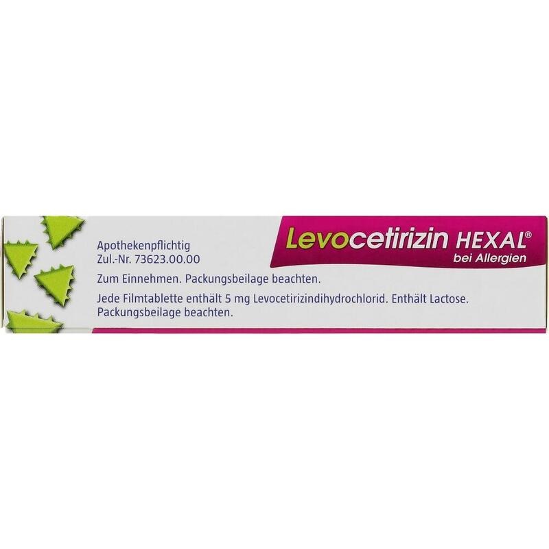 LEVOCETIRIZIN HEXAL bei Allergien 5 mg Filmtabl.