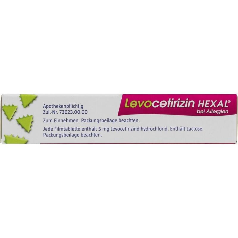 LEVOCETIRIZIN HEXAL bei Allergien 5 mg Filmtabl.