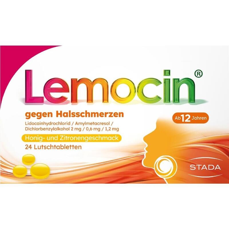 LEMOCIN gegen Halsschmerzen Honig-u.Zitroneng.Lut.