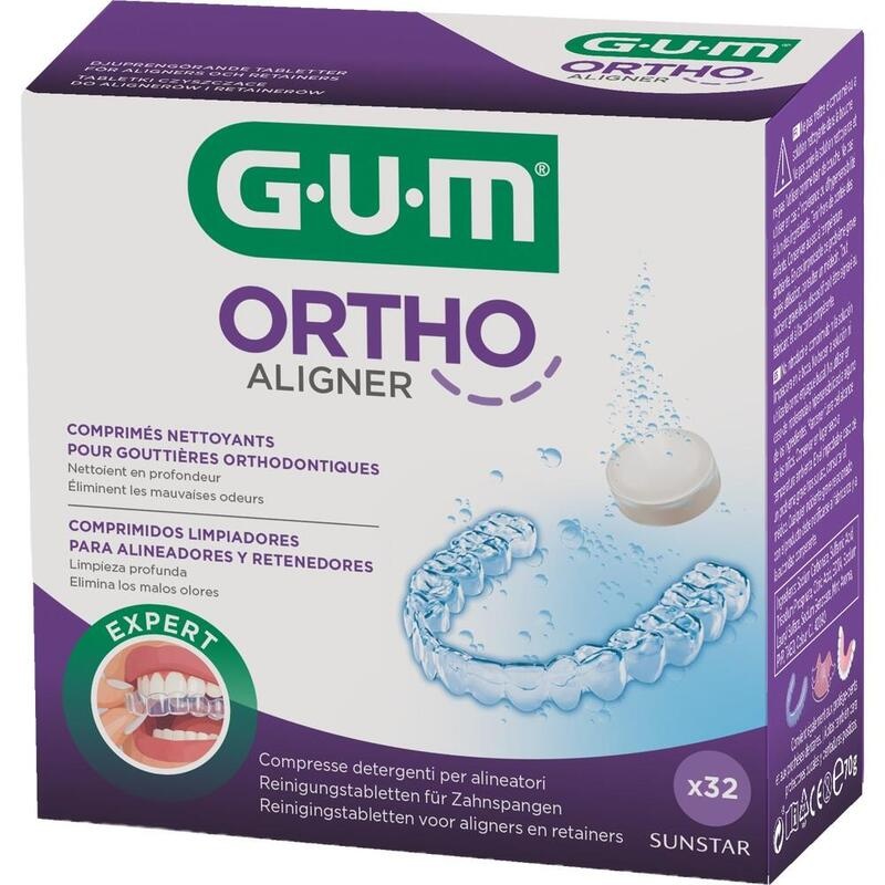 GUM ORTHO Aligner Reinigungstabletten